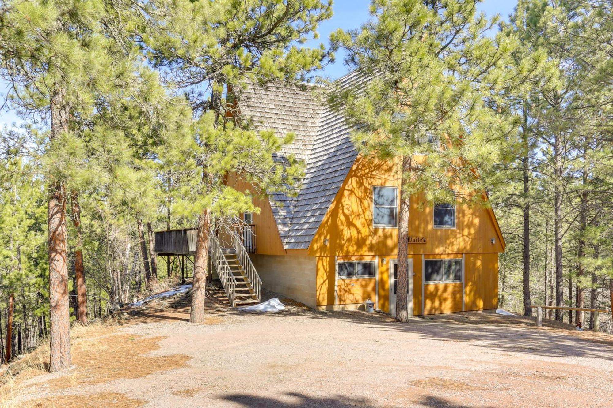 רפיד סיטי Cozy Black Hills Nature Retreat With Private Deck! מראה חיצוני תמונה