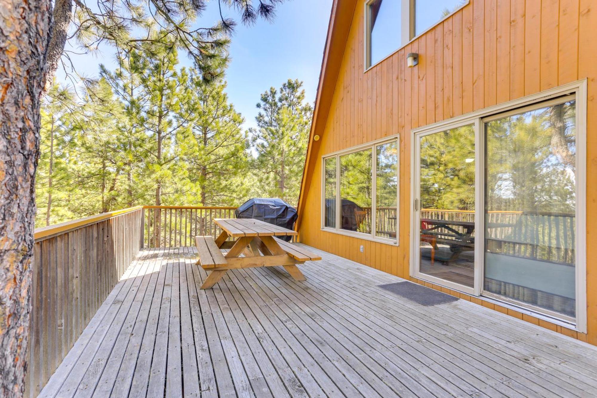 רפיד סיטי Cozy Black Hills Nature Retreat With Private Deck! מראה חיצוני תמונה